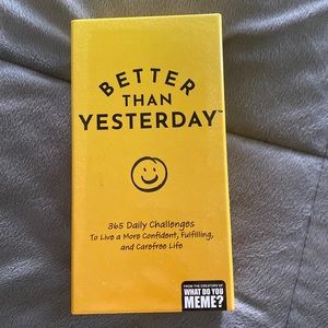 Better Than Yesterday card challenges never used